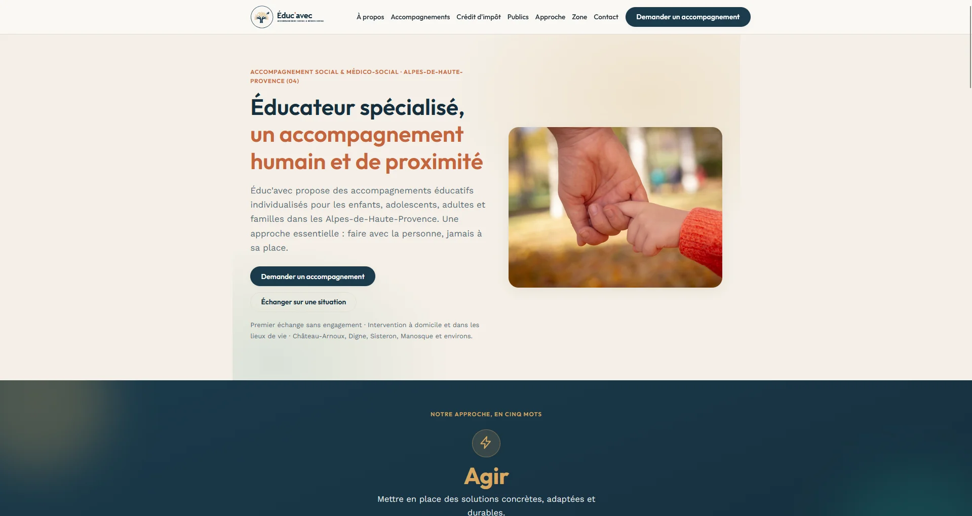 Site Éduc'avec — après