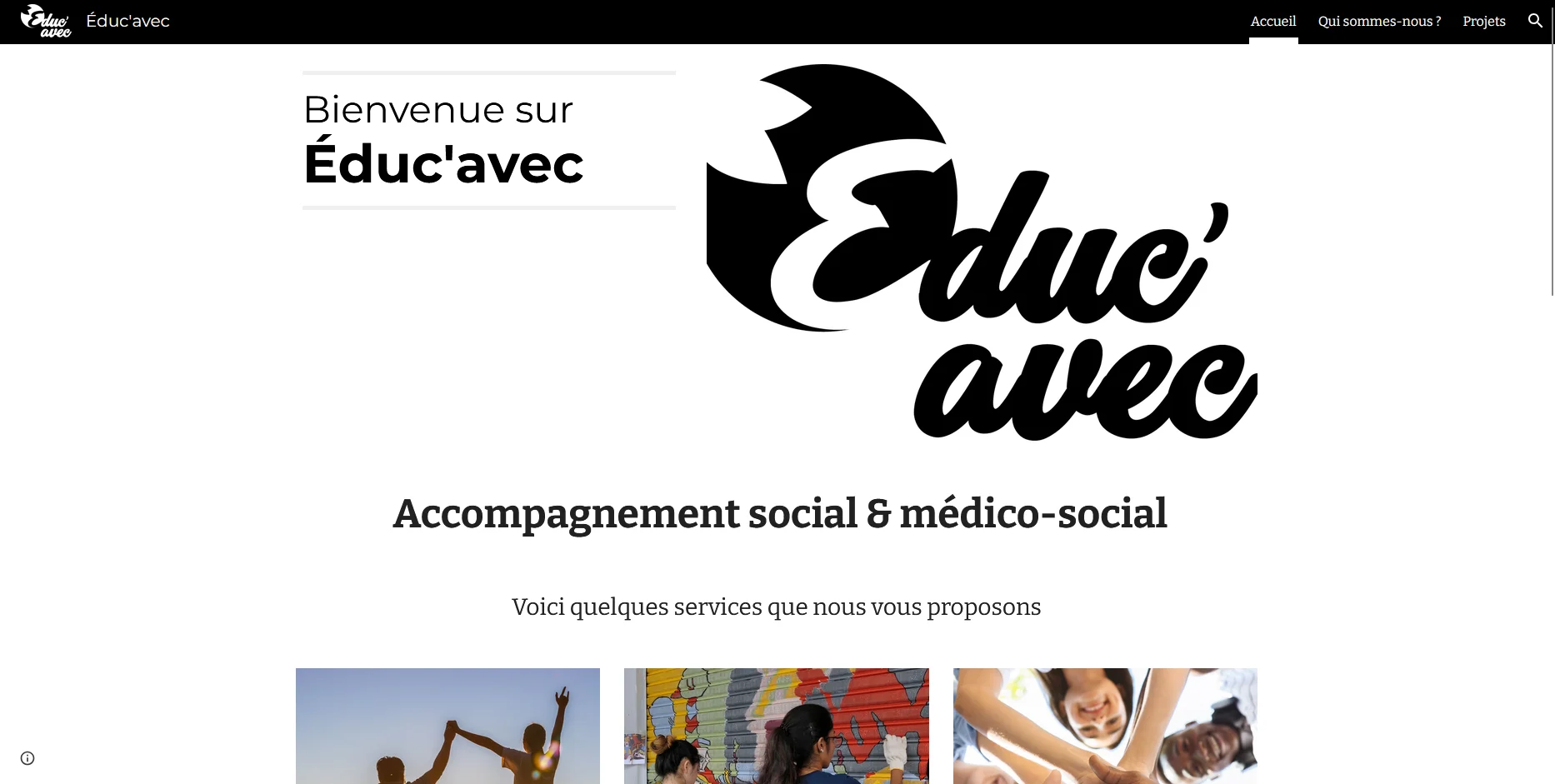 Site Éduc'avec — avant
